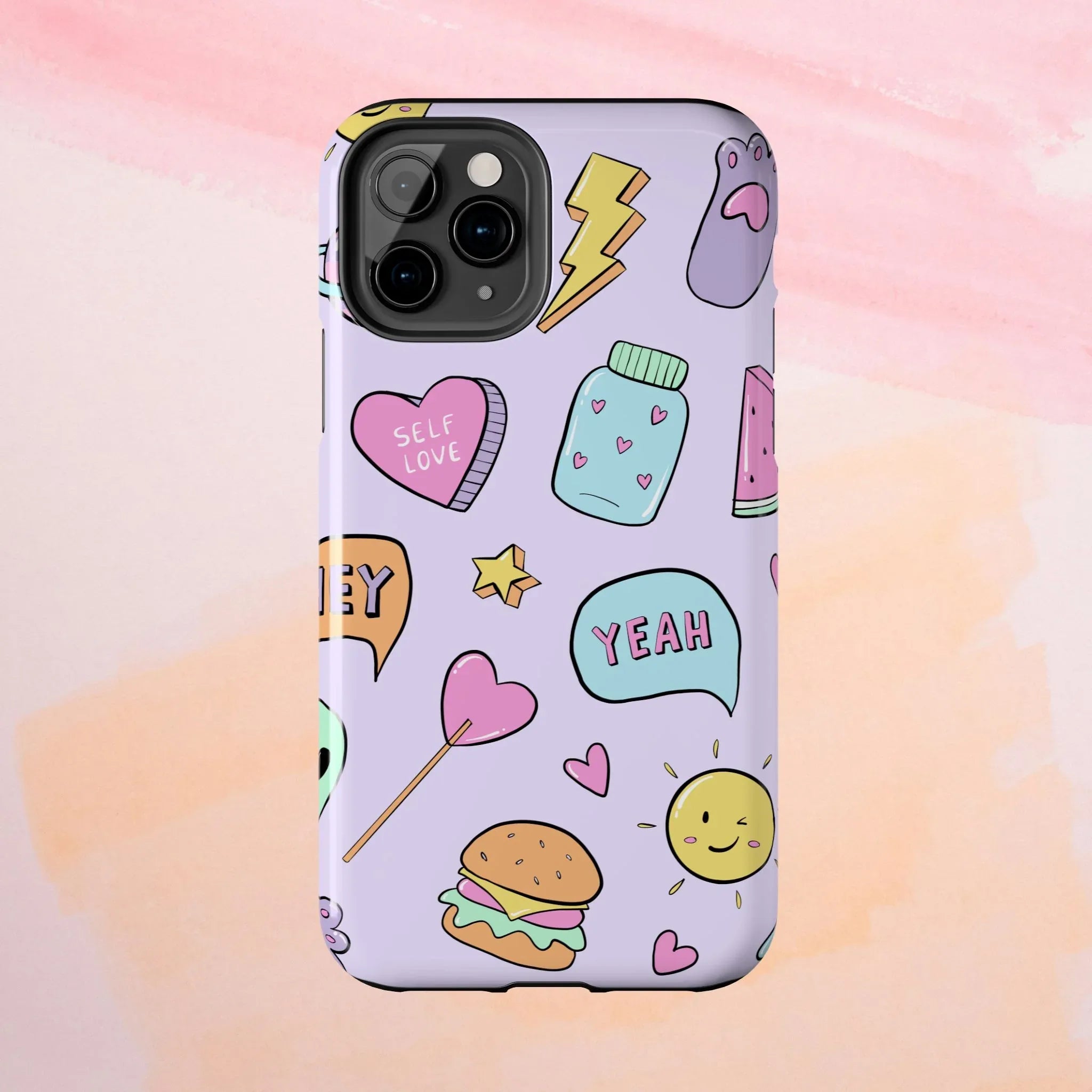Kawaii Cute Collection Phone Case (Apple & Android) - Pink Sweetheart