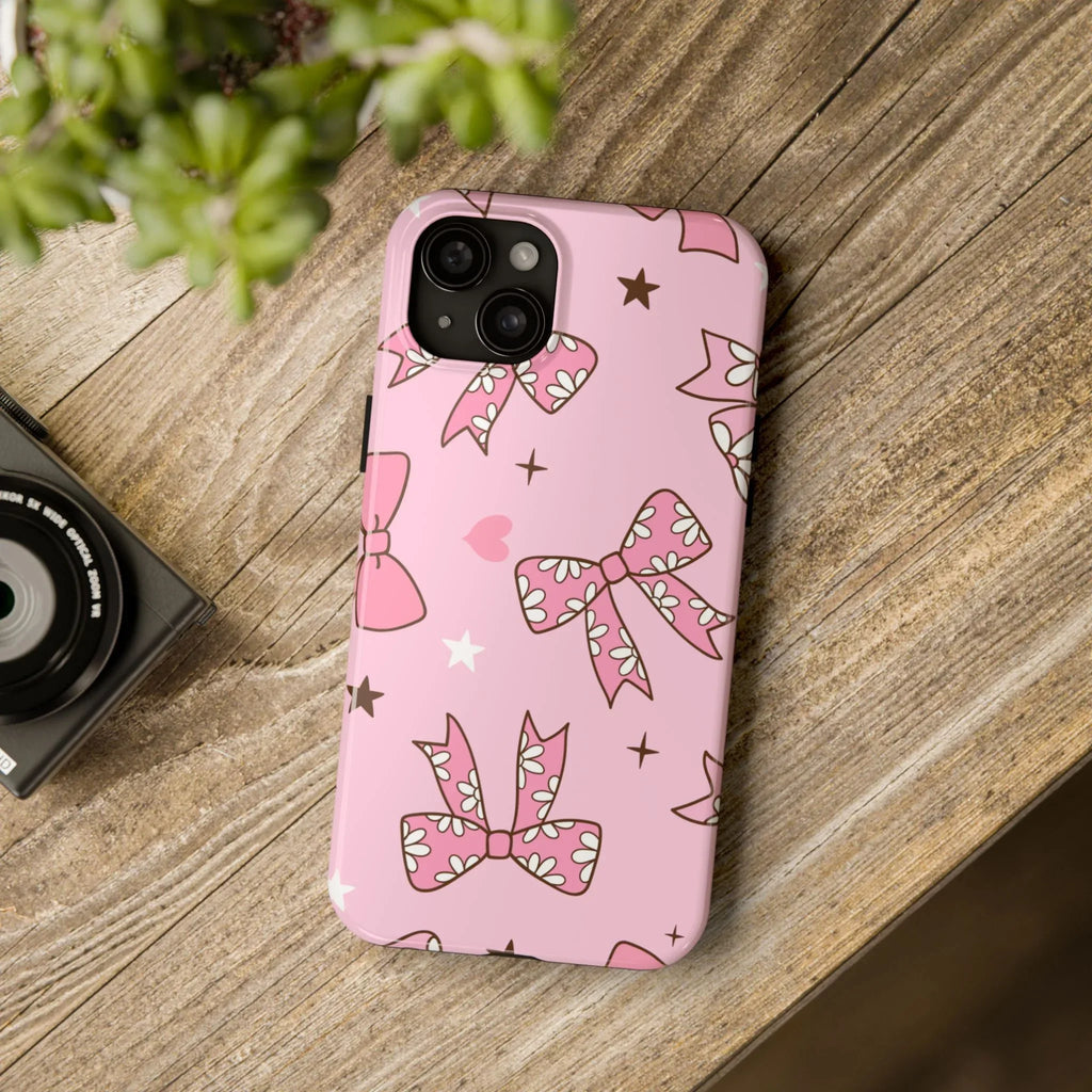 Pretty Pink Bows Phone Case (Apple & Android) - Pink Sweetheart