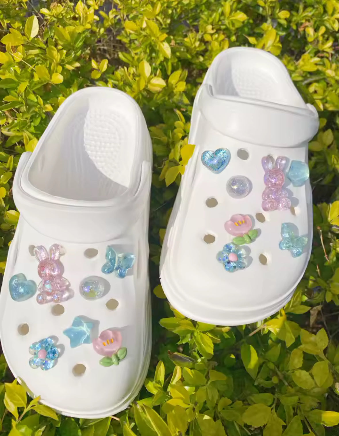 Sugar Bunny Dreamland Clog Charms Set