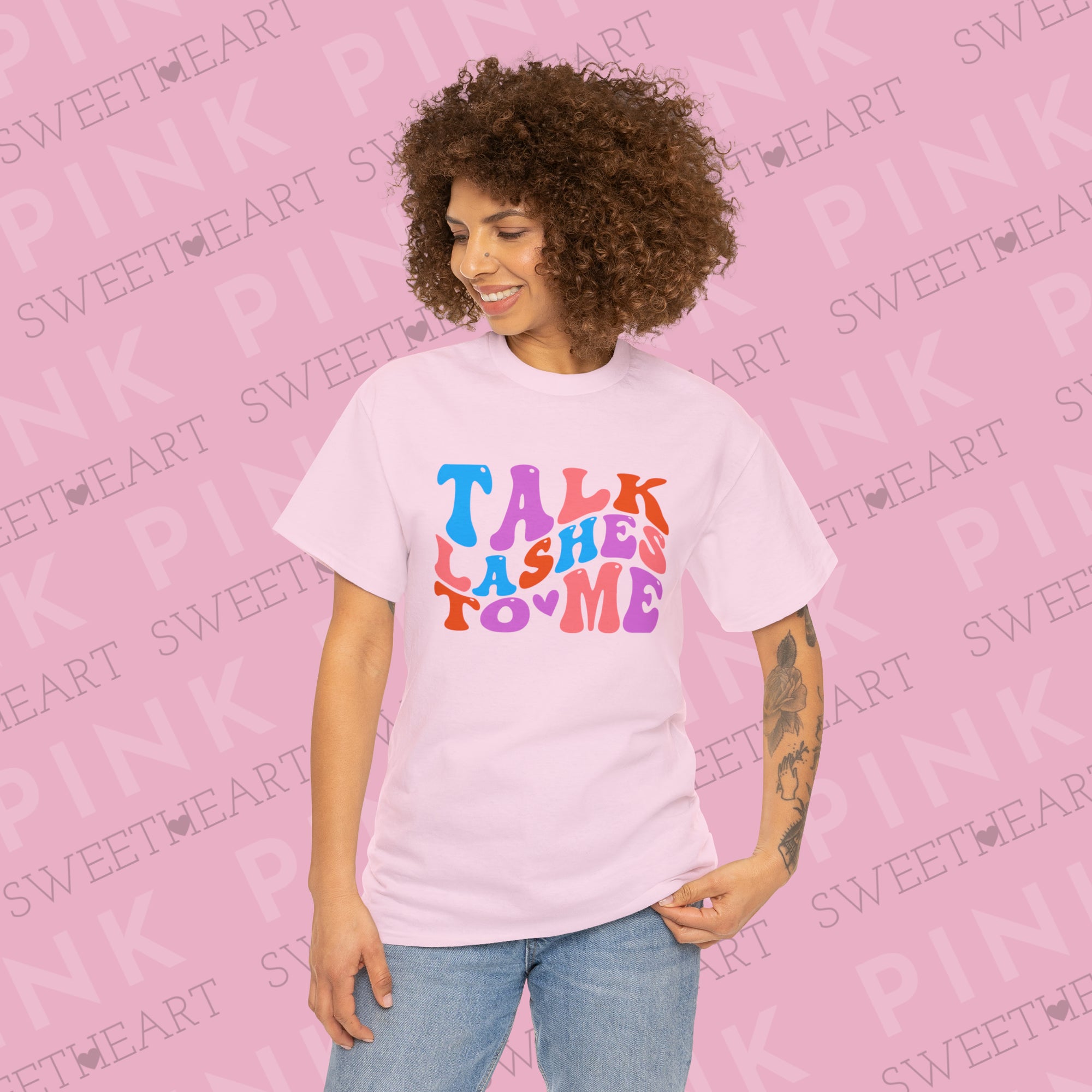 Talk Lashes to Me Cotton Tee