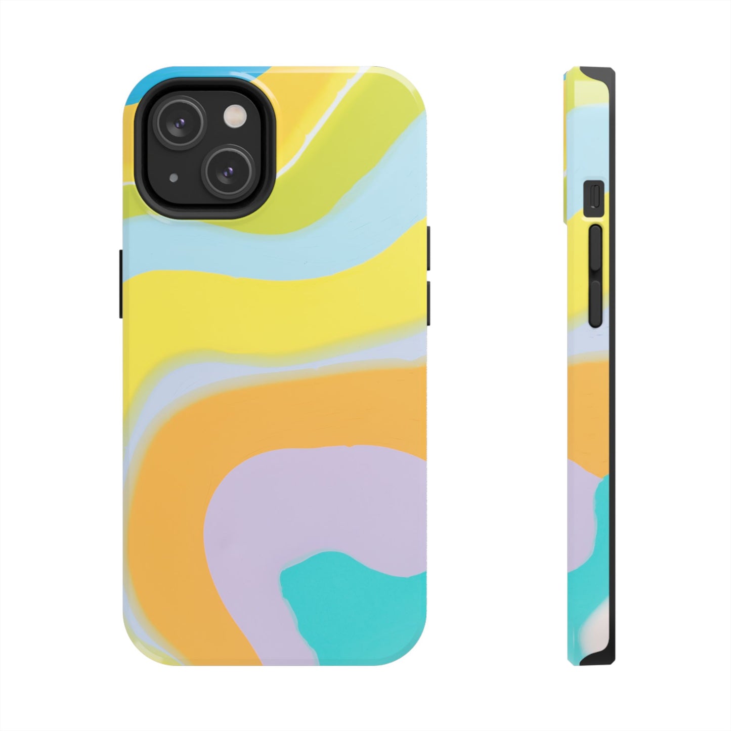 Colorful Pastel Marble Pattern Phone Case