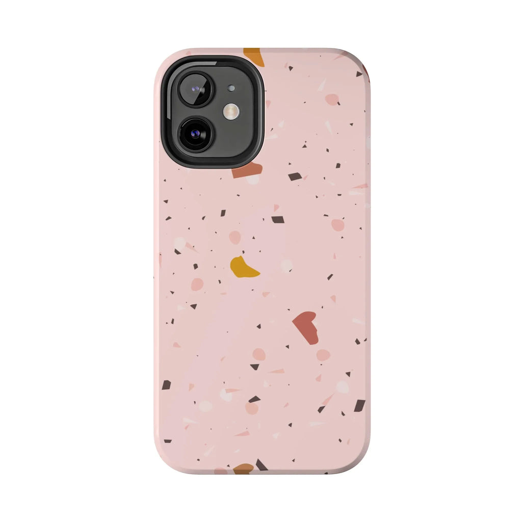 Pink Terrazzo Phone Case (Apple & Android) - Pink Sweetheart