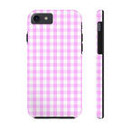Pink Gingham Phone Case (Apple & Android)