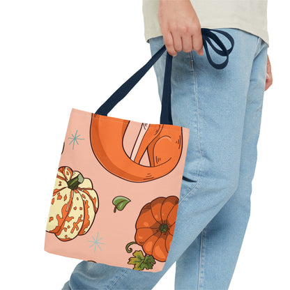 Foxy Pumpkin Patch Tote Bag