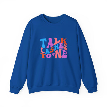 Talk Lashes to Me Unisex Heavy Blend™ Crewneck Sweatshirt