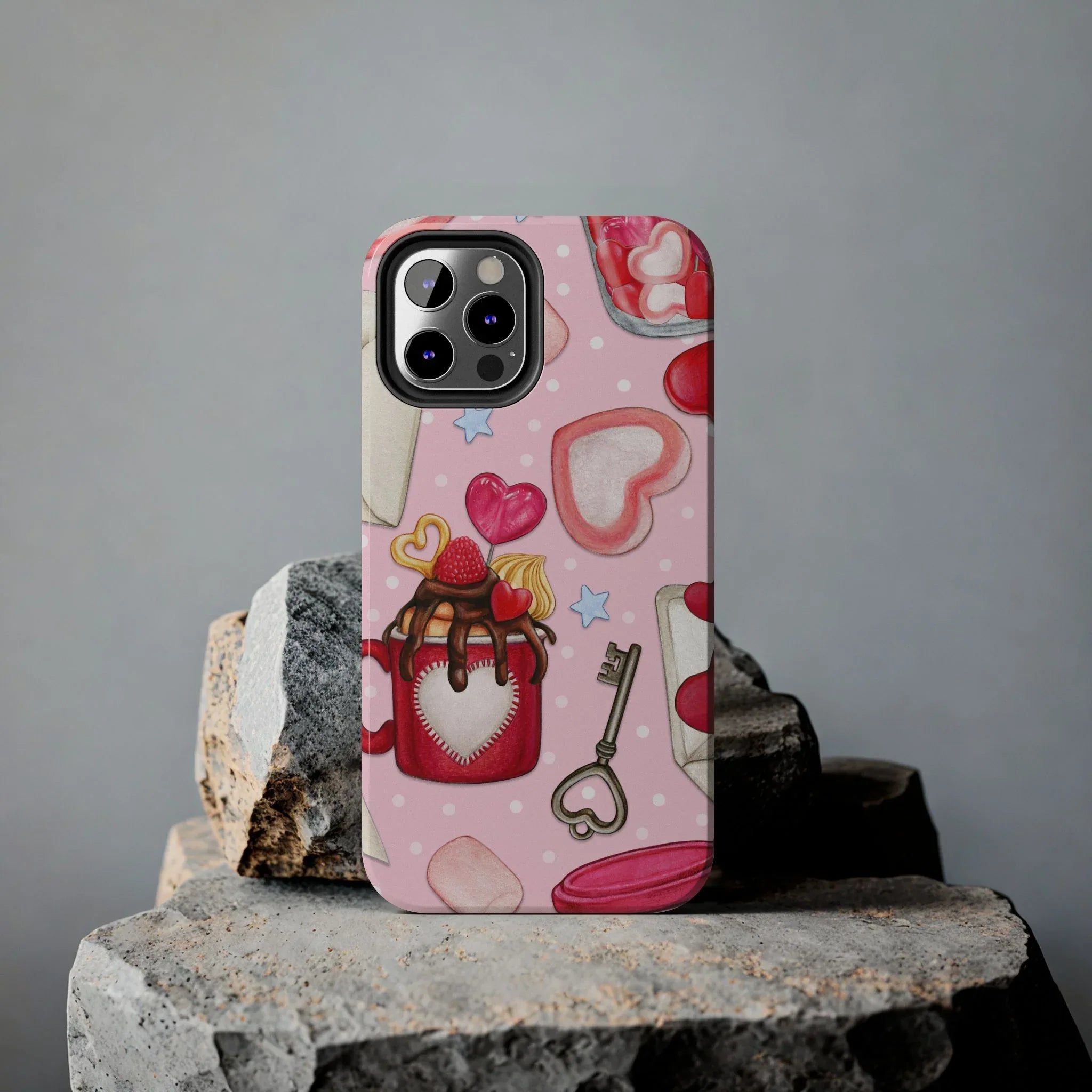 Goodies for My Sweetheart Phone Case (Apple & Android) - Pink Sweetheart