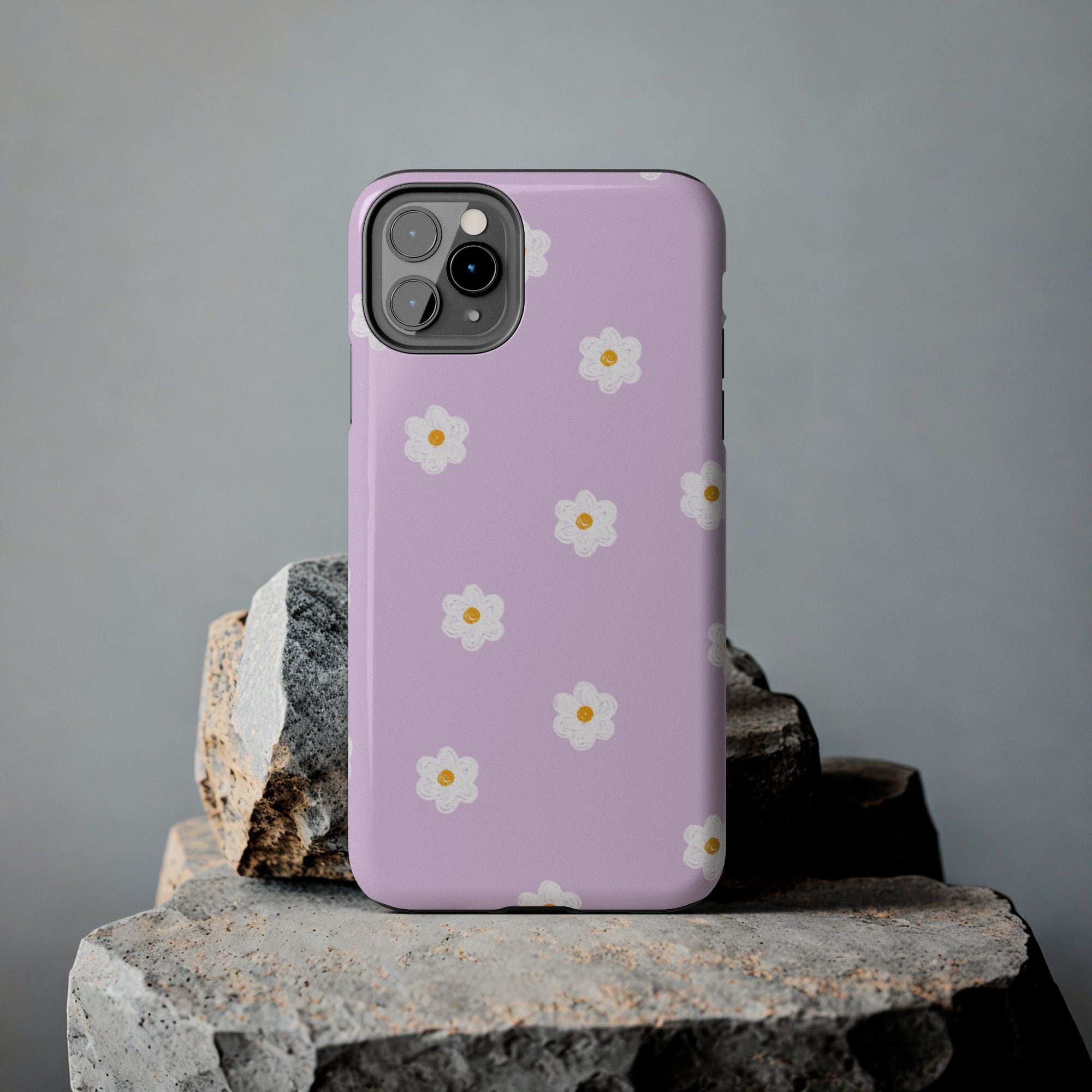 Purple and Mini Flowers Phone Case (Apple & Android)