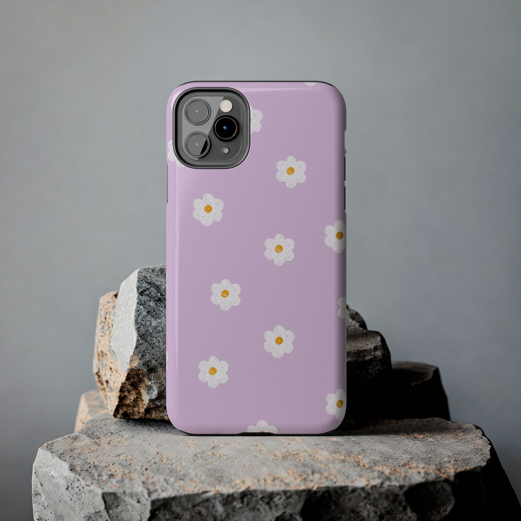 Purple and Mini Flowers Phone Case (Apple & Android)