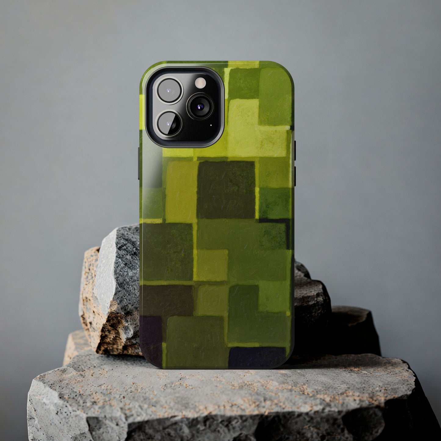 Chartreuse Patchwork Phone Case