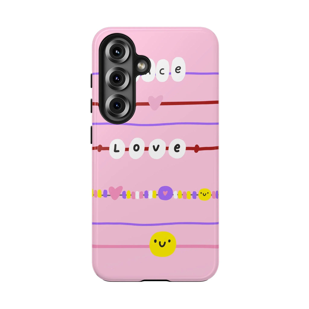 Bestie Bracelets Phone Case (Apple & Android) - Pink Sweetheart