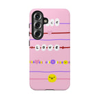 Bestie Bracelets Phone Case (Apple & Android) - Pink Sweetheart