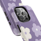 Pastel Purple Flowers Phone Case (Apple & Android) - Pink Sweetheart