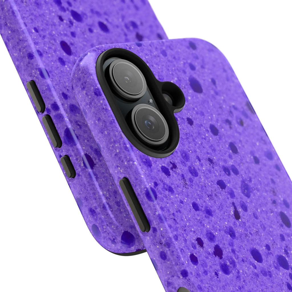 Purple Sponge Phone Case (Apple & Android) - Pink Sweetheart