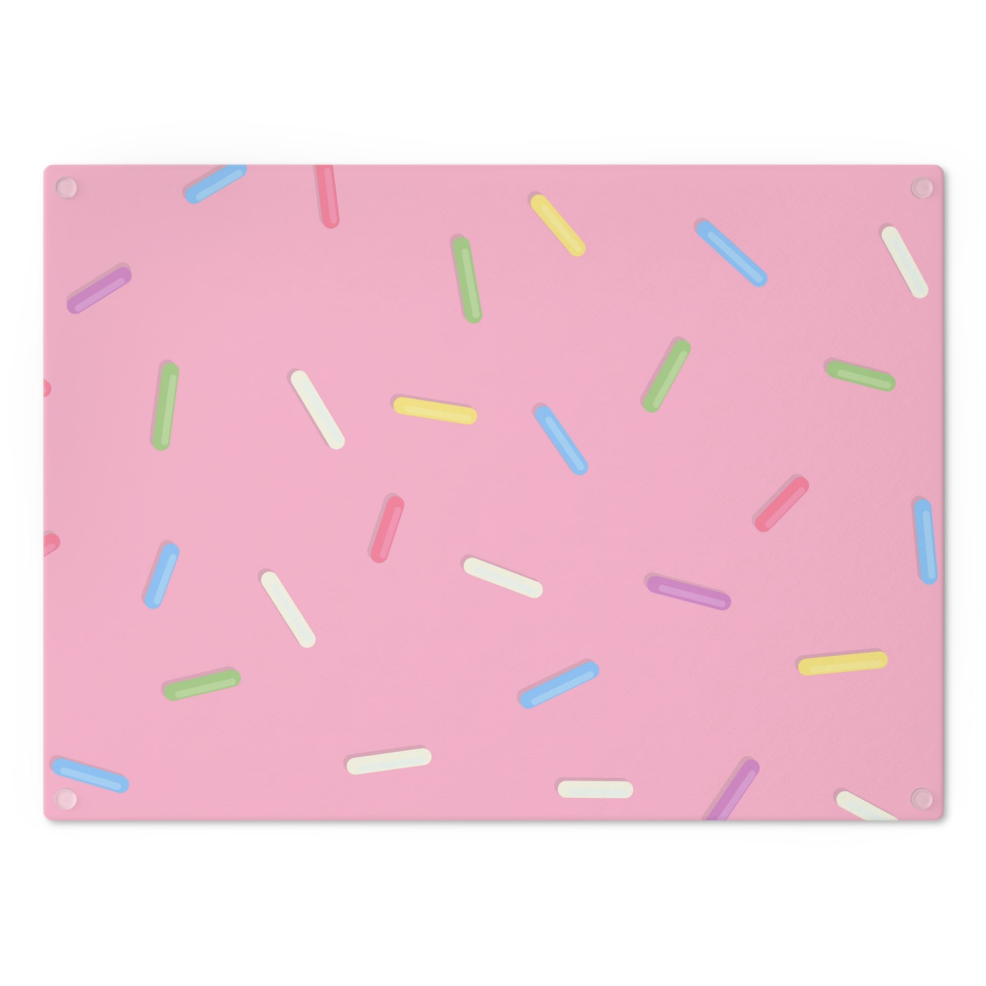 Sprinkles Glass Cutting Board