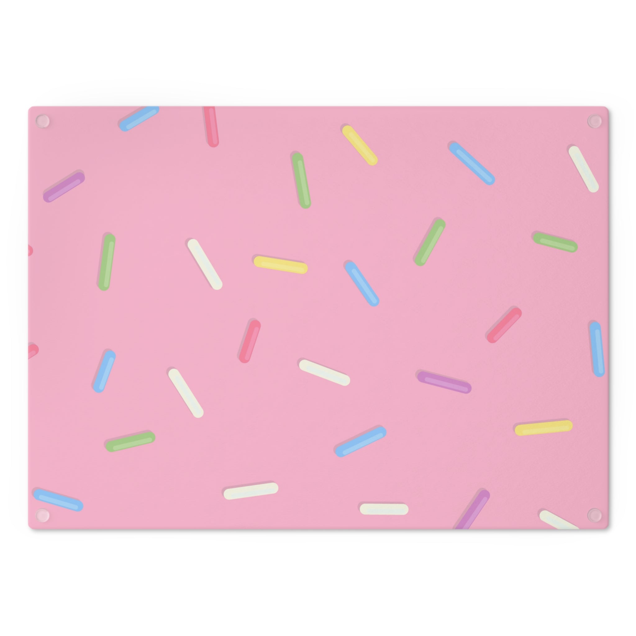 Sprinkles Glass Cutting Board