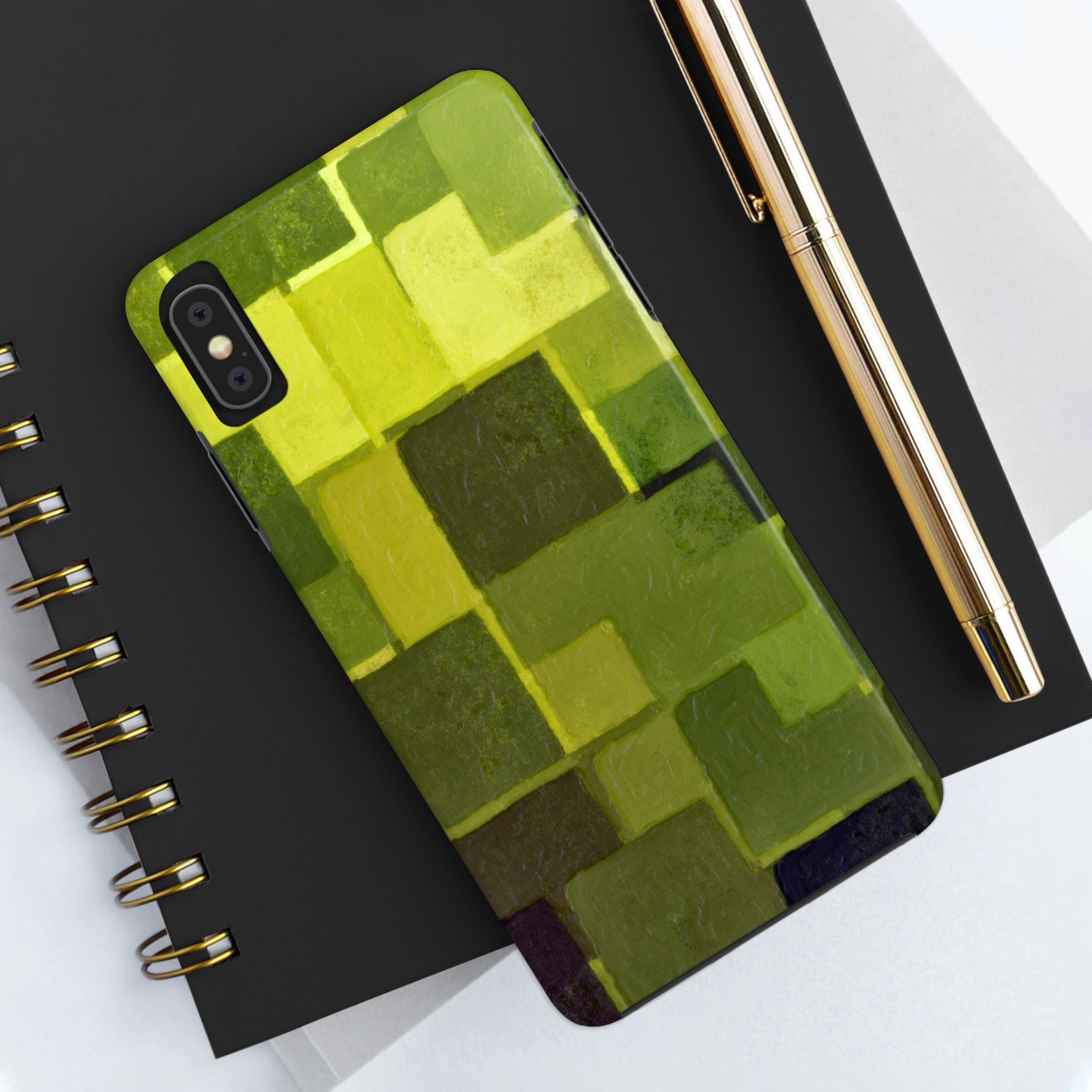 Chartreuse Patchwork Phone Case (Apple & Android)