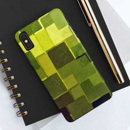 Chartreuse Patchwork Phone Case