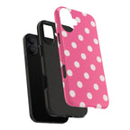 Pink Polka Dot Phone Case (Apple & Android)