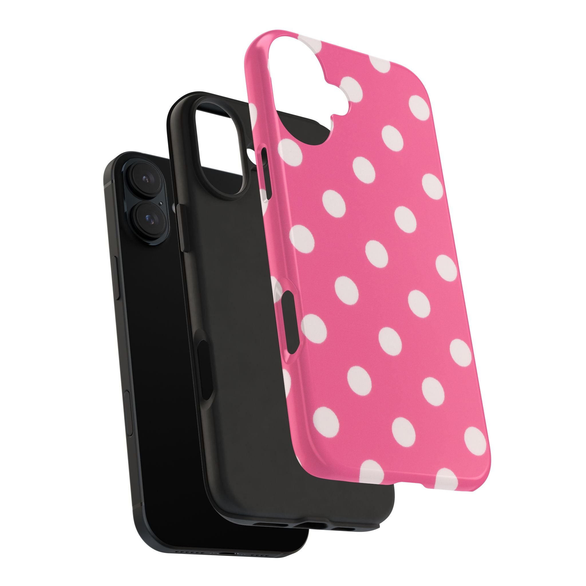 Pink Polka Dot Phone Case (Apple & Android)