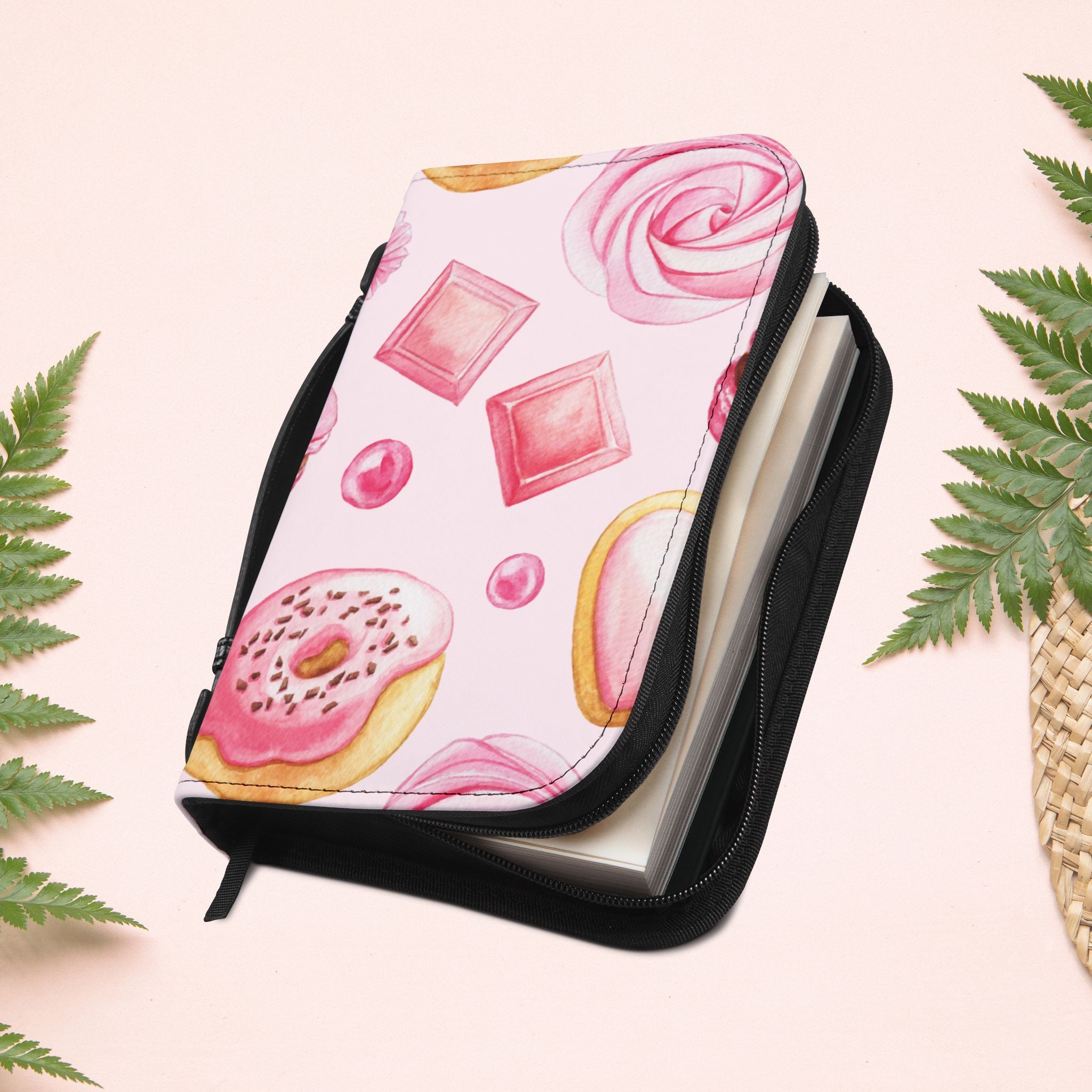Pink Macaron Sweets Book Cover