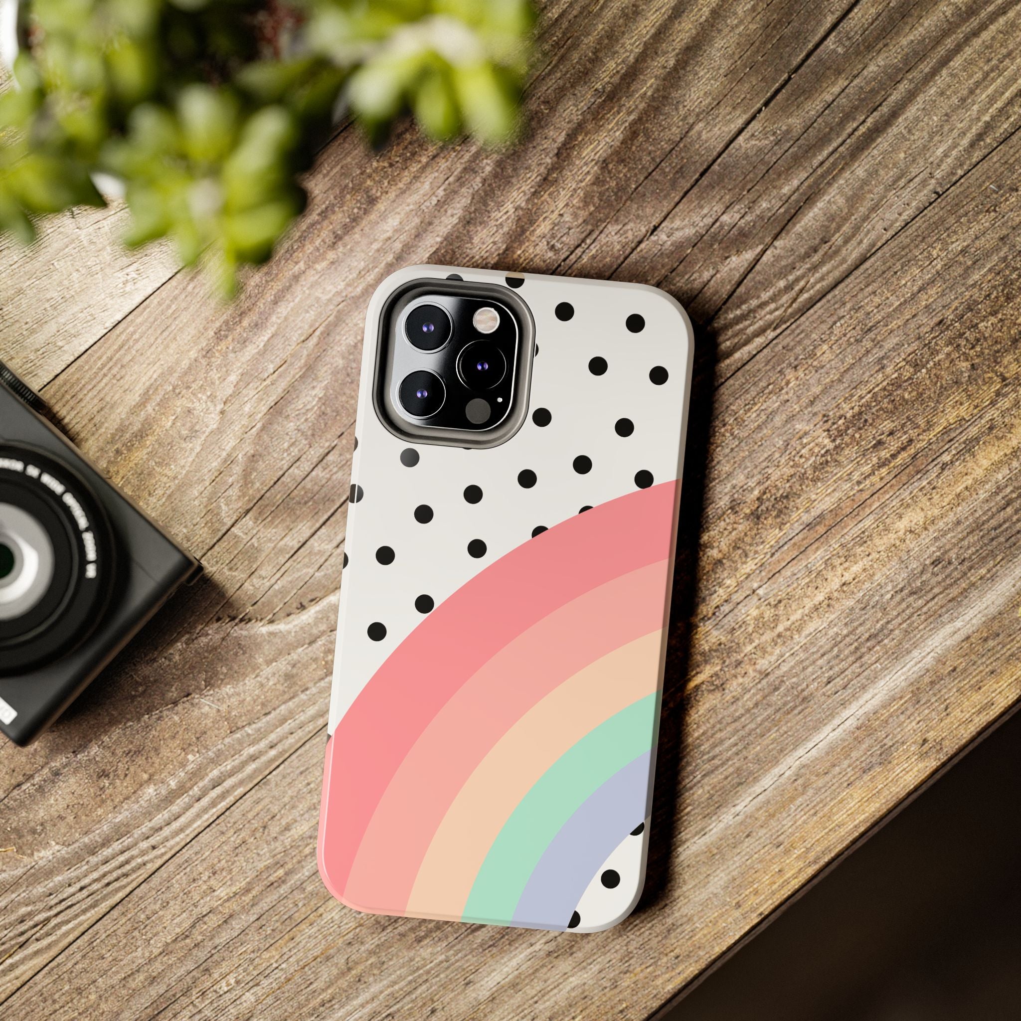 Polka Dot Rainbow Phone Case (Apple & Android)