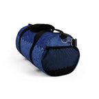 Blue Denim Print Duffel Bag