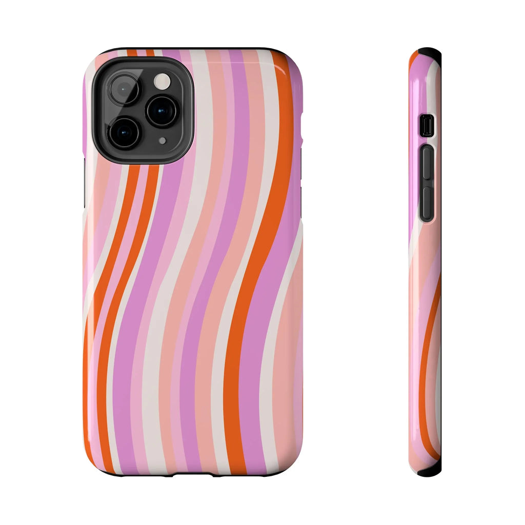 Wave Nostalgia Phone Case (Apple & Android) - Pink Sweetheart