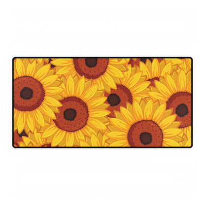 Blooming Sunflower Desk Mat