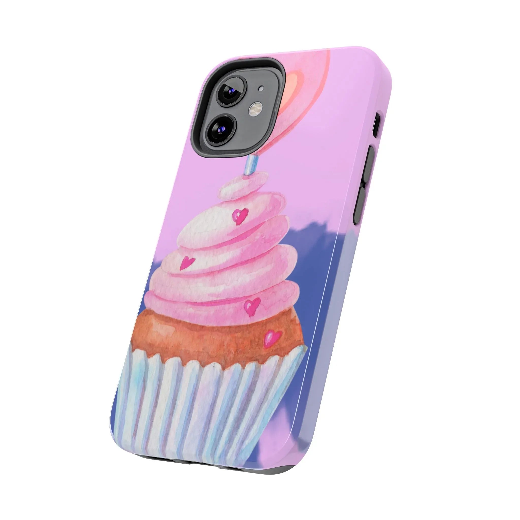 Cutie Cupcake Phone Case (Apple & Android) - Pink Sweetheart