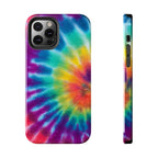 Groovy Tie Dye Phone Case (Apple & Android) - Pink Sweetheart
