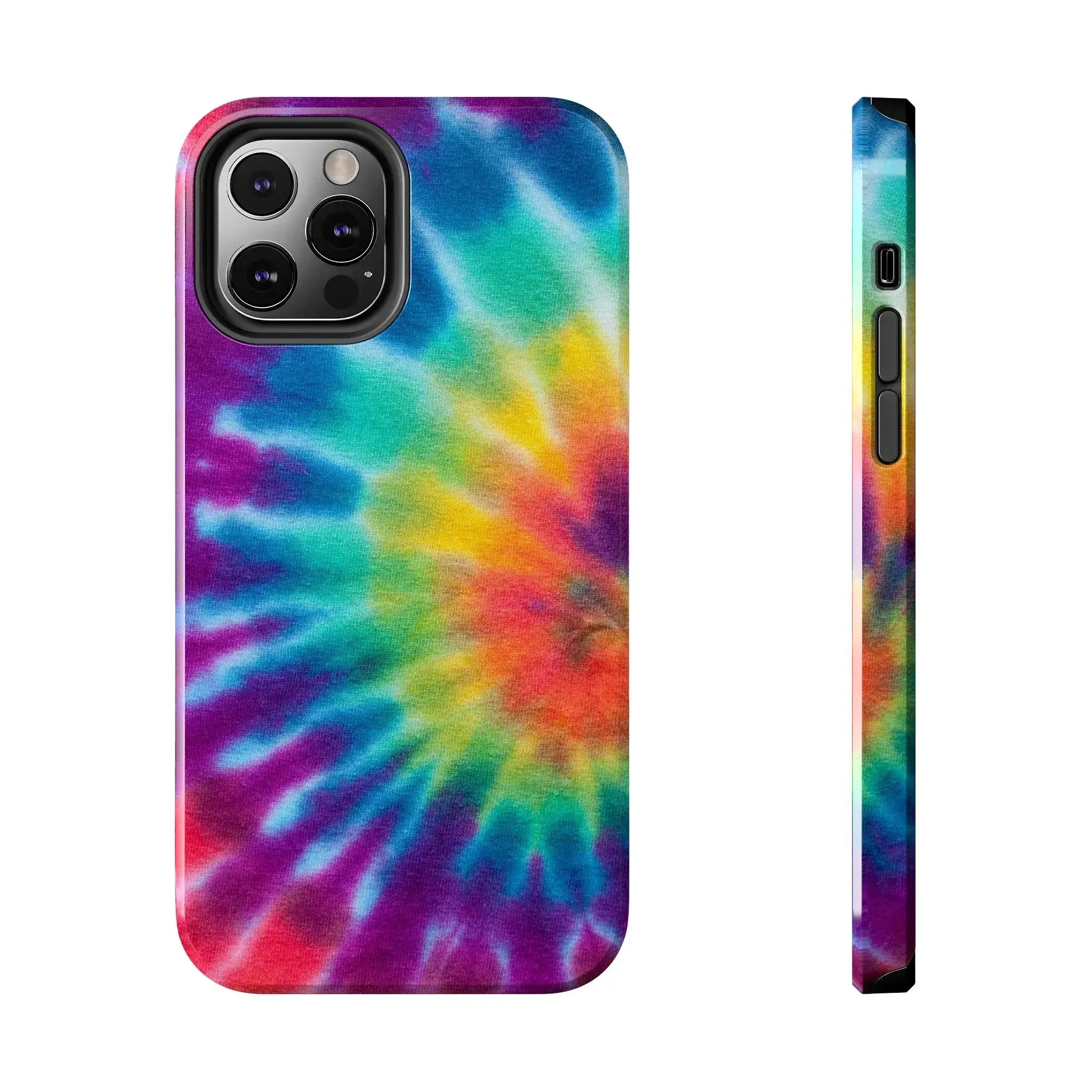 Groovy Tie Dye Phone Case (Apple & Android) - Pink Sweetheart