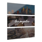 Los Angeles Skyline Acrylic Prints (Triptych)