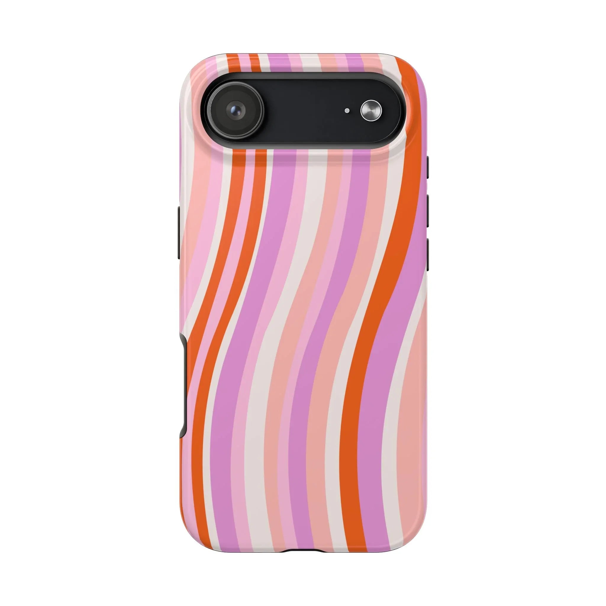 Wave Nostalgia Phone Case (Apple & Android) - Pink Sweetheart