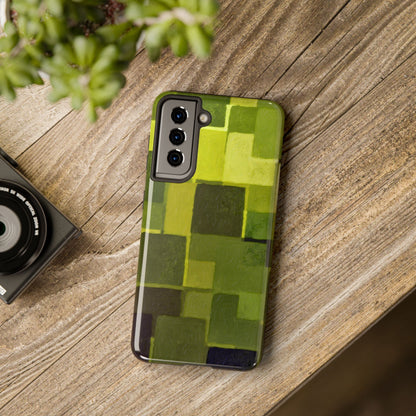 Chartreuse Patchwork Phone Case