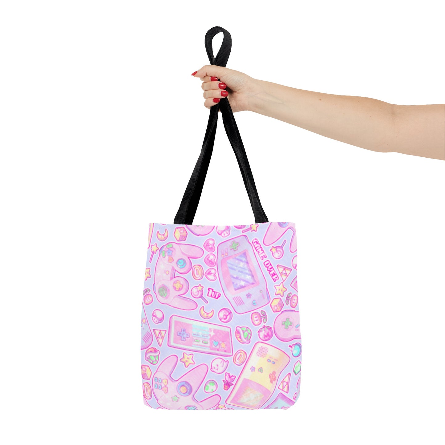 Pink Pastel Gamer Girl Tote Bag