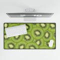 Sweet Green Kiwi Dot Desk Mat - Pink Sweetheart