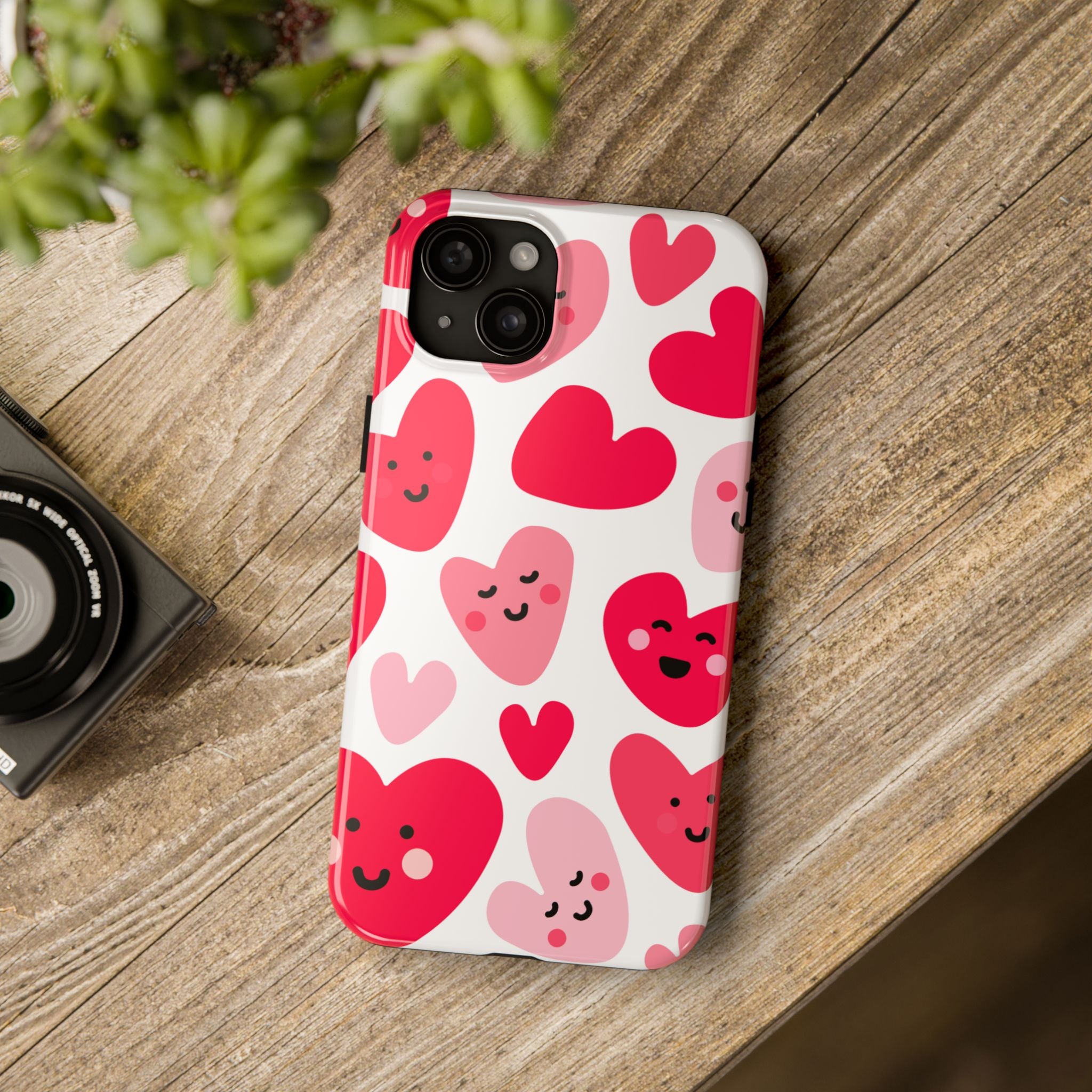Happy Hearts Phone Case (Apple & Android)