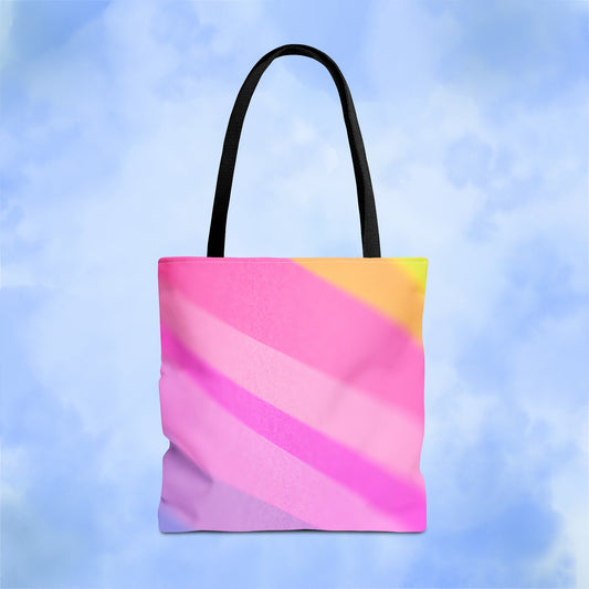 Blurred Rainbow Sectrum Tote Bag