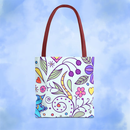 Tranquil Floral Botanicals Tote Bag