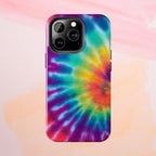 Groovy Tie Dye Phone Case (Apple & Android) - Pink Sweetheart