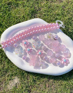 Pink Sakura Sugarplum Clog Charms Set