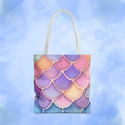 Watercolor Mermaid Tote Bag