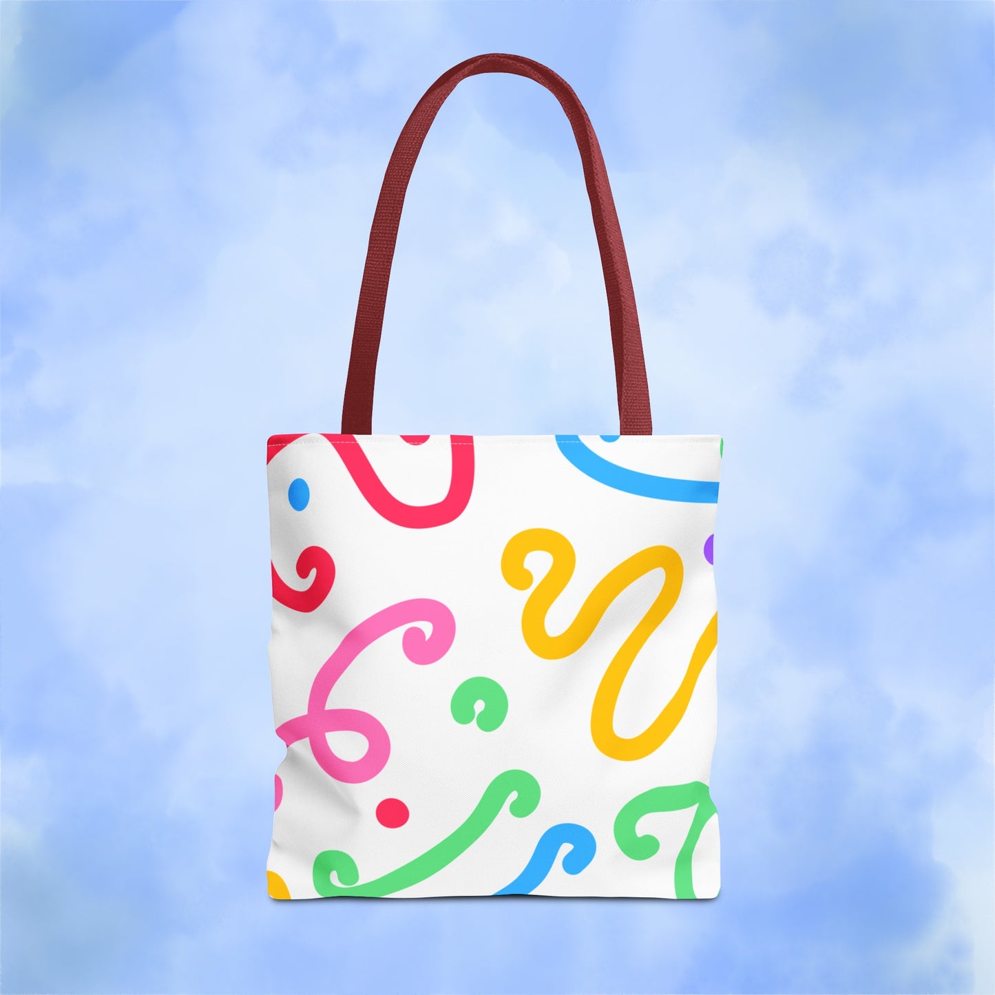 Colorful Doodles Tote Bag