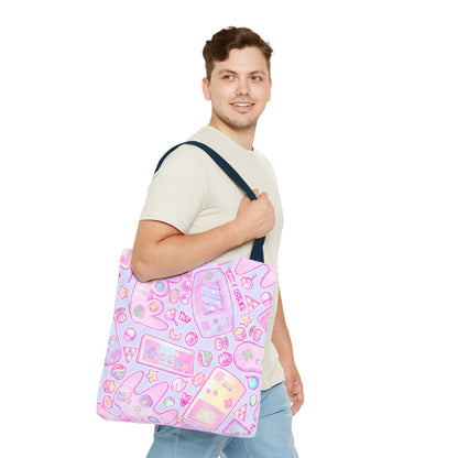 Pink Pastel Gamer Girl Tote Bag