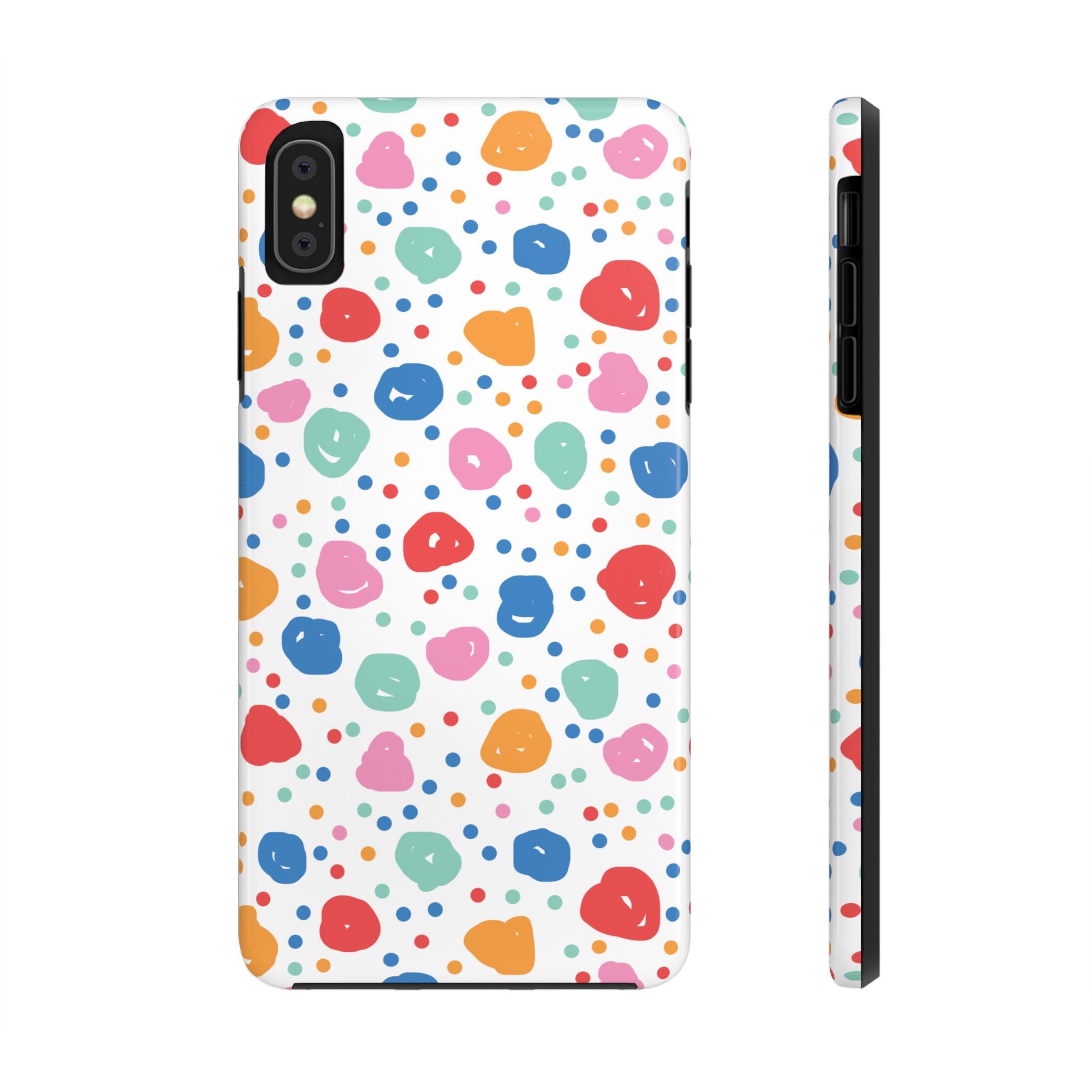 Seamless Hand Drawn Polka Phone Case (Apple & Android)
