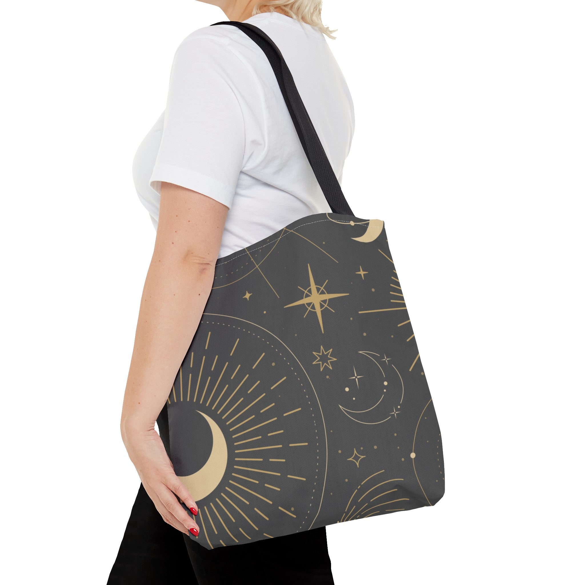 Sun & Moon Abstract Tote Bag
