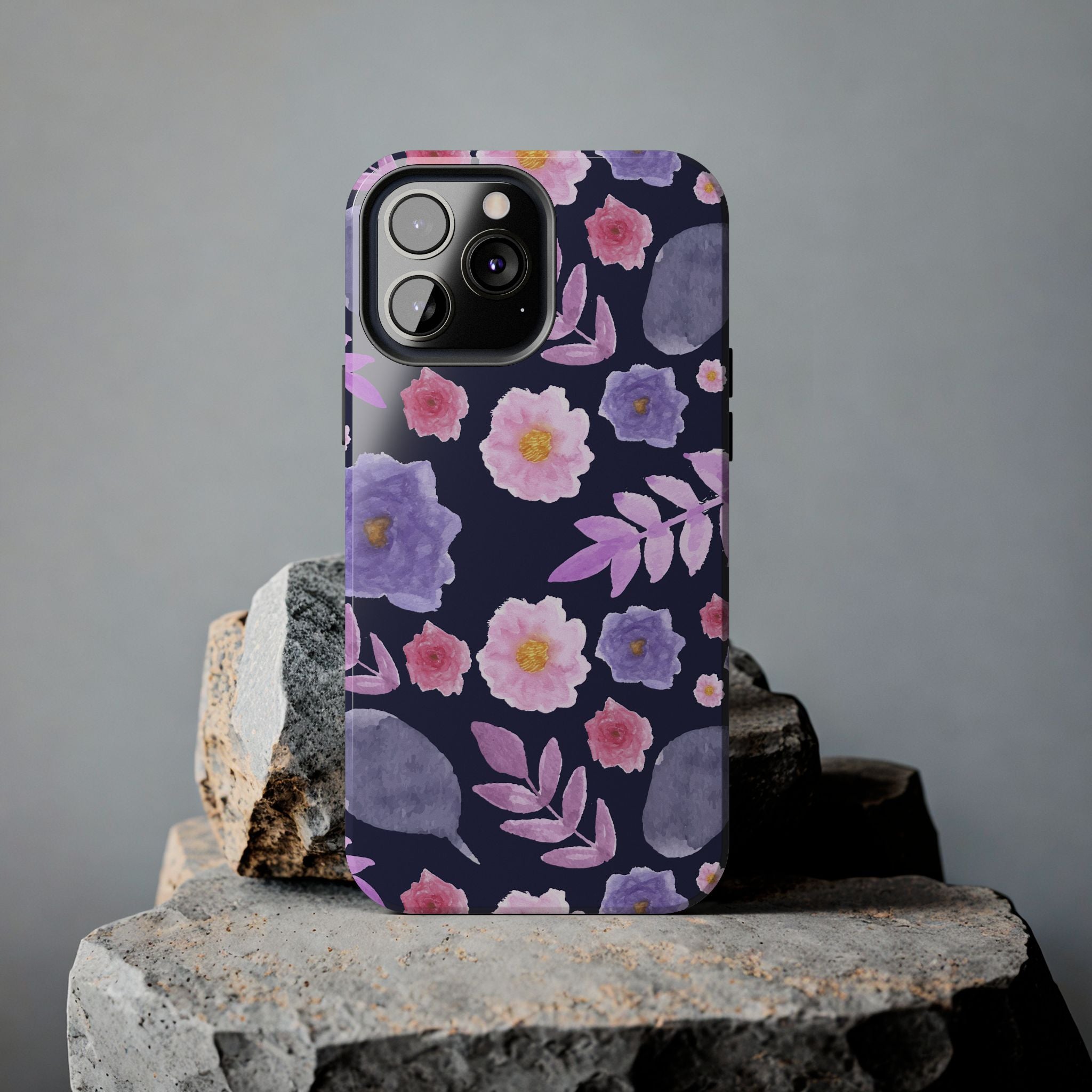 Purple Florals Phone Case (Apple & Android)