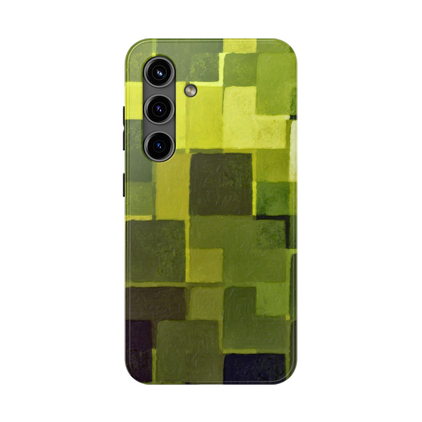 Chartreuse Patchwork Phone Case