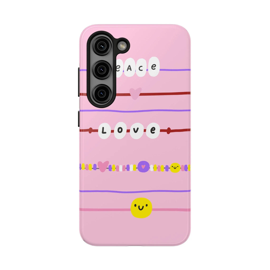 Bestie Bracelets Phone Case (Apple & Android) - Pink Sweetheart