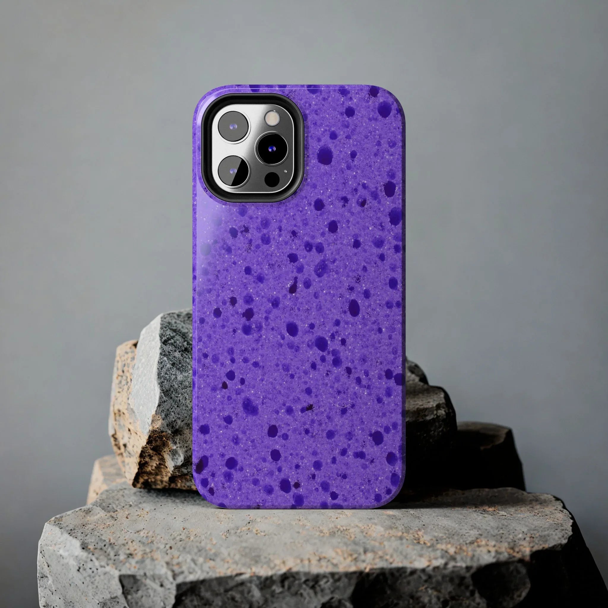 Purple Sponge Phone Case (Apple & Android) - Pink Sweetheart